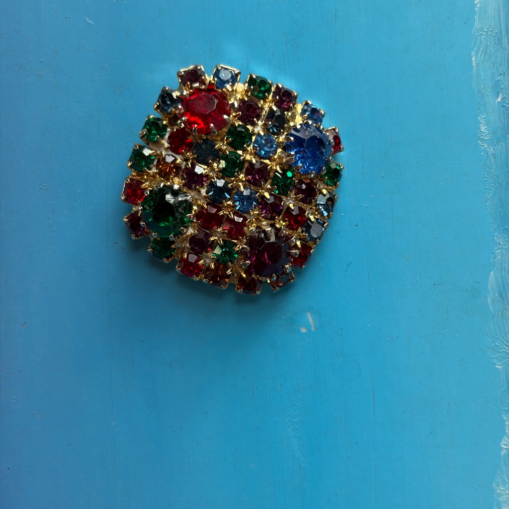Beautiful Vintage Art Deco Dress Clip Marked Made In France1930s1940s